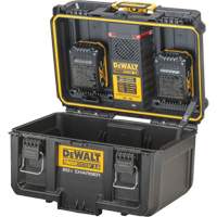 ToughSystem&reg; 2.0 20V Dual Port Charger, 14" x 15" x 9", Black/Yellow Groupe Generik