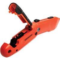 Auto-Retracting Safety Knife, 1", Steel, Aluminum Handle Groupe Generik