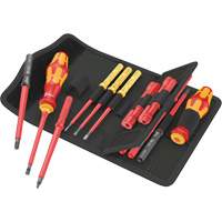Jeu de tournevis isol&eacute;s pour vis fendues, 1000 V, 18 Mcx Groupe Generik