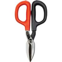Straight Pattern Tinner Snips, 1-31/50" Cut Length, Straight Cut Groupe Generik