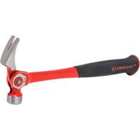 Marteau indexeur &agrave; panne fendue, 18 oz, Prise en Coussin&eacute;e/Acier plein, 14" lo Groupe Generik