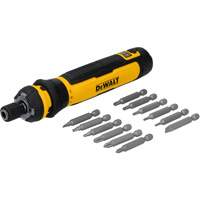 Jeu de tournevis sans fil de 14 morceaux avec commande FLEXDRIVE, 4 V, 44 lb-po/5 Nm couple max. Groupe Generik