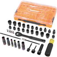 KNECT Complete Impact Pass Through & Flip Socket Set, 39 Pcs, Impact Groupe Generik