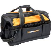 Professional 20" Tool Bag, Nylon, 33 Pockets, Black/Orange Groupe Generik