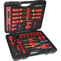 Jeu d'outils isol&eacute;s, 1000 V, 28 M Groupe Generik