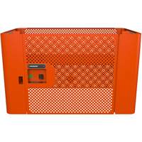 RAILWORKS Mesh Security Panel Single Door Lockable Storage Groupe Generik