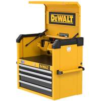 Heavy-Duty Tool Chest, 26" W, 4 Drawers, Yellow Groupe Generik