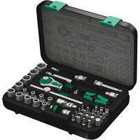 8100 SA 2 Zyklop Speed Ratchet Set, 42 Pcs, 3/8" Drive Size Groupe Generik