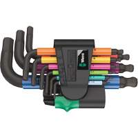 950/9 Hex-Plus Multicolour 2 L-Key Set, 9 Pcs., Metric Groupe Generik
