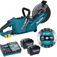 Tronçonneuse &agrave; meule &eacute;lectrique 40?V?max XGT sans balais avec trousse de batteries 8,0?Ah , 9", 40 V Groupe Generik