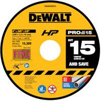 All-Purpose Cutting Wheel, 4" x 0.45", 5/8" Arbor, Type 1, Aluminum Oxide Groupe Generik