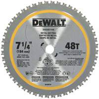 Lame de scie circulaire, 7-1/4", 48 dents, Pour M&eacute;tal Groupe Generik