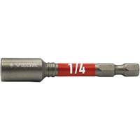 Impactech&reg; Nut Driver, 1/4" Tip, 1/4" Drive, 2-9/16" L, Magnetic Groupe Generik