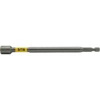 Impactech&reg; Nut Driver, 5/16" Tip, 1/4" Drive, 6" L, Magnetic Groupe Generik