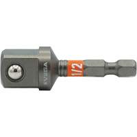 Impactech&reg; Impact Socket Adapter, 1/4" Drive Size, 1/2" Male Size, 2" L Groupe Generik