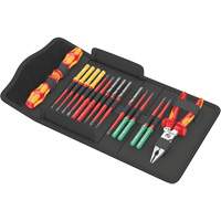 Jeu d'outils tr&egrave;s fin 1 avec syst&egrave;me de rep&eacute;rage doutils Tool Finder Kraftform Kompakt VDE 17, 1000 V, 17 M Groupe Generik