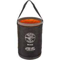 Seau utilitaire droit, 17" lo x 12" la x 4" h, Nylon, Noir/Gris/Orange Groupe Generik