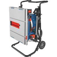 Jobsite Table Saw with Gravity-Rise Wheeled Stand, 120 V, 15 A, 3800 RPM Groupe Generik