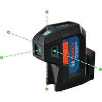 Green-Beam Five-Point Self-Leveling Alignment Laser Groupe Generik