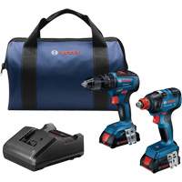 Ensemble de 2 outils, Lithium-ion, 18 V Groupe Generik