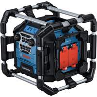 Radio de chantier avec Bluetooth 5.0 et station dalimentation, Lithium-ion, 18 V Groupe Generik