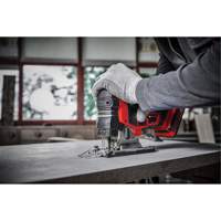 Scie sauteuse professionnelle sans fil &agrave; vitesse variable (outil seulement), 18 V, Lithium-ion, 0-3500 coups/min, 1-1/32" Longueur de la course Groupe Generik