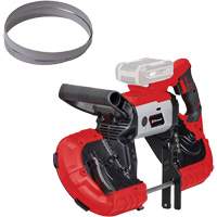 5” Cordless Compact Metal Cutting Bandsaw (Tool Only), 18 V, 4-1/2" Capacity Groupe Generik