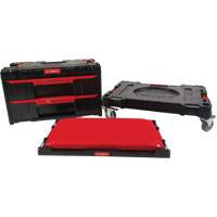 3-Piece Arx&reg; Dolly with Swivel Casters Set, 23-1/10" x 15" x 13-2/5", Black Groupe Generik