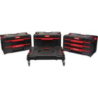 4-Piece Arx&reg; Dolly with Swivel Casters Set, 23-1/10" x 15" x 22-1/2", Black Groupe Generik