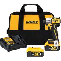 MAX* XR&reg; 3-Speed Impact Driver Kit, 1/4", 1825 in-lbs Max. Torque, 20 V, Lithium-Ion Groupe Generik