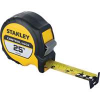 CONTROL-LOCK Tape Measure, 25 mm x 25', Imperial Graduations Groupe Generik