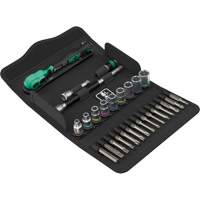 SA 15 Zyklop Comfort Ratchet Set with Reversing Lever, 28 Pcs, 1/4" Drive Size Groupe Generik