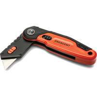 Couteau utilitaire pliant, 1" lame, lame en Acier, poign&eacute;e en Aluminium Groupe Generik