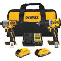 Ensemble de perceuse-visseuse sans fil et sans balais de premi&egrave;re qualit&eacute; XR, 20 V Groupe Generik