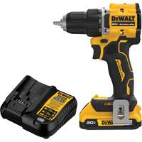 Ensemble visseuse-perceuse sans fil et sans balai ATOMIC COMPACT SERIES, Lithium-ion, 20 V, Mandrin 1/2" Groupe Generik