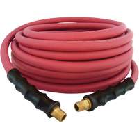 MAXPRO Rubber Hose, Air/Water, EPDM Rubber/Polyester, 3/8" dia. x 50', 300 psi, 1/4 NPT Groupe Generik