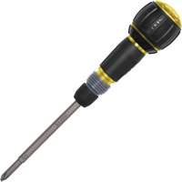 Tournevis &agrave; cliquet Fastbit Tru-Grip, embouts Phillips et &agrave; fente, 8-1/2" lo, Prise Plastique/Coussin&eacute;e Groupe Generik