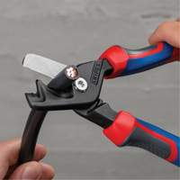 StepCut&reg; XL Cable Shears with KNIPEXTEND Handle, 9" Groupe Generik