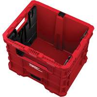 PACKOUT Wire Pulling XL Crate, 15-3/4" x 18-5/8" x 15", Black/Red Groupe Generik