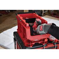 PACKOUT Compact Crate, 15-1/2" x 9-1/2" x 8-3/4", Black/Red Groupe Generik