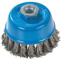 Knot-Twisted Wire Cup Brush, 3" Dia. x M14 Arbor Groupe Generik