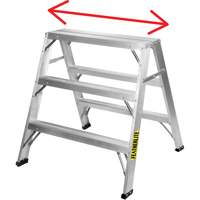 Chevalet de sciage industriel, 2' ha x 31,9375" la x 23,50" pr, Capacit&eacute; de 300 lb, Aluminium Groupe Generik