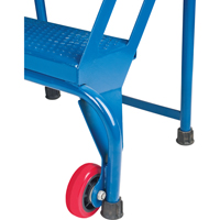Portable Folding Ladder, 2 Steps, Perforated, 20" High Groupe Generik