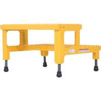 Plate-forme ajustable Step-Mate, 2 marche(s), 23-13/16" la x 22-7/8" lo x 15-1/4" h, Capacit&eacute; 500 lb Groupe Generik