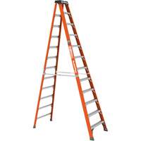 Step Ladder, 12', Fibreglass, 375 lbs. Capacity, Type 1AA Groupe Generik