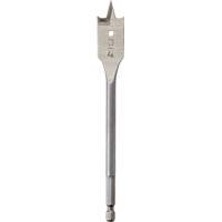 Flat Boring Bit, 3/4" Diameter, 1/4" Hex Shank, 6" Length Groupe Generik