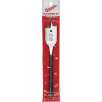 Flat Boring Bit, 15/16" Diameter, 1/4" Hex Shank, 6-1/8" Length Groupe Generik