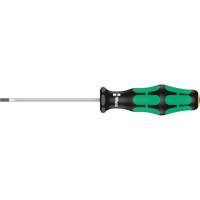 Slotted Screwdriver, 3/32" Tip, Round, 5-11/16" L, Plastic Handle Groupe Generik