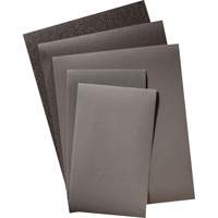 Feuille de papier abrasif, 9" x 11", Grain 320, Carbure de silicium Groupe Generik