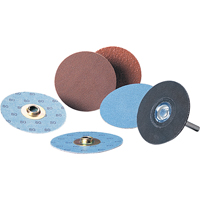 Disque &agrave; changement rapide Standard Abrasives, 3" dia., Grain P240, Oxyde d'aluminium Groupe Generik